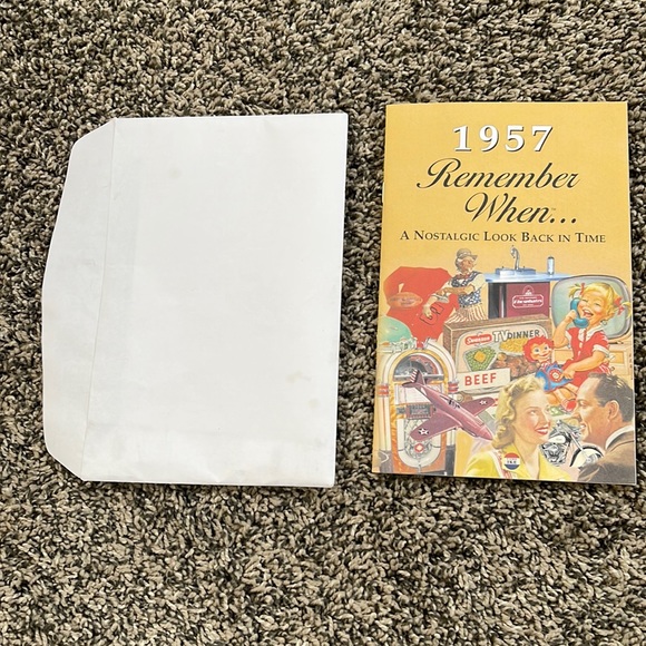 Remember 1957 Birthday booklet Remember When A nostalgic look back in time - Picture 1 of 17